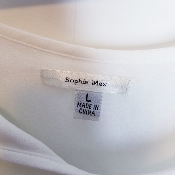 Sophie and Max poncho bat wing embroidery blouse - Picture 3 of 10